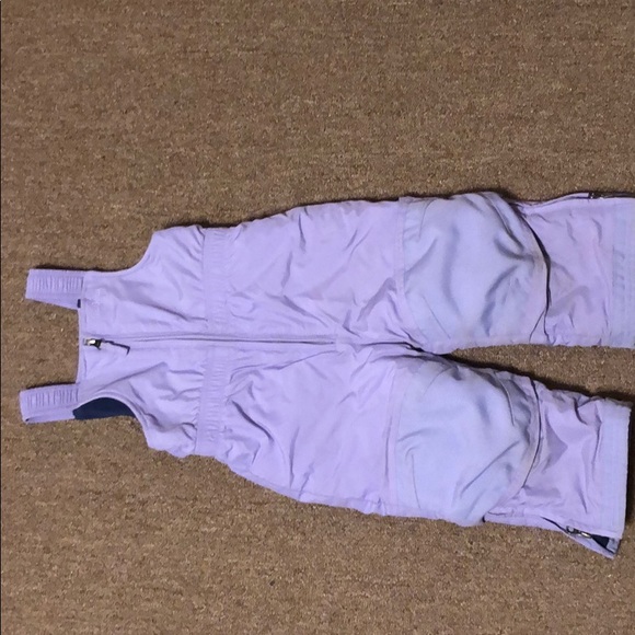 L.L. Bean Purple Snow Overalls Size 2T